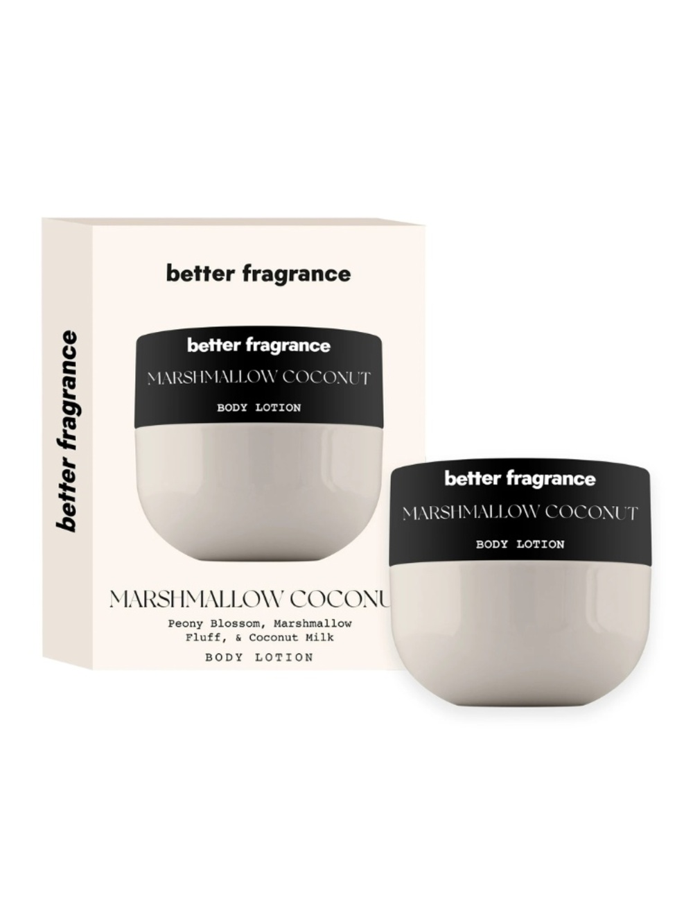🌺 Better Fragrance Marshmallow Coconut Hydrating Body Lotion 1oz.